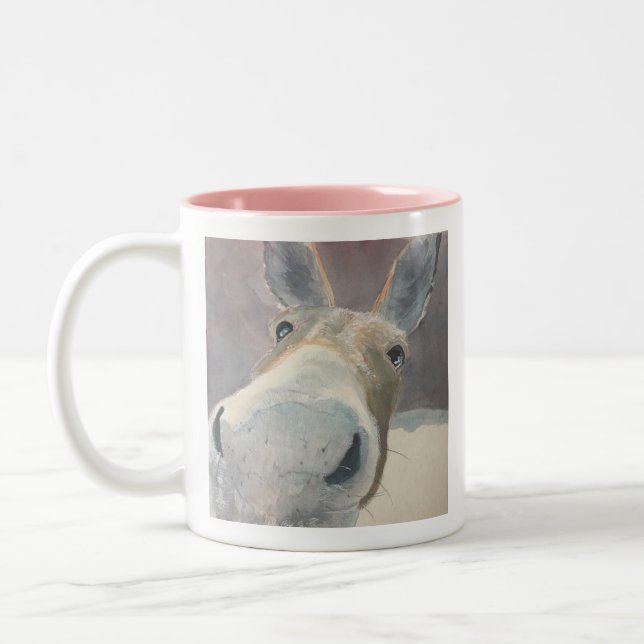 Do I Smell Blueberry Scones Two-Tone Coffee Mug (Left)