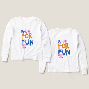 Do It For Fun: Joyful Play Graphic Tri-Blend Shirts