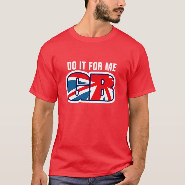 DO IT FOR ME GB union jack t-shirt (Front)