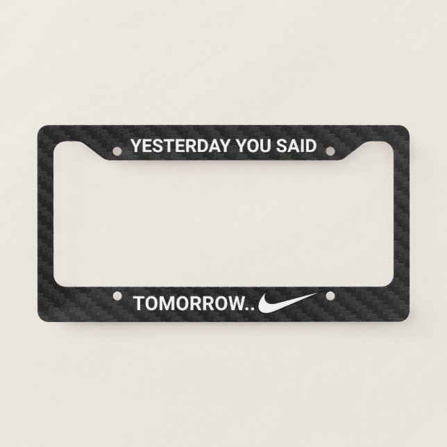 Do it - License Plate Frame (Front)