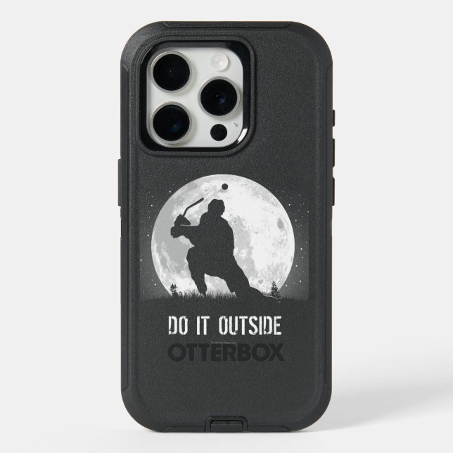 Do It Outside (hockey) iPhone 15 Pro Case (Back)