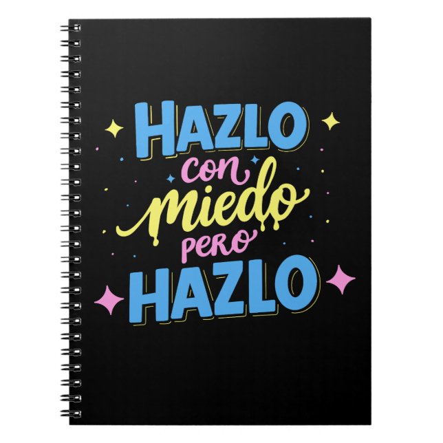 Do it scared, but do it notebook (Front)