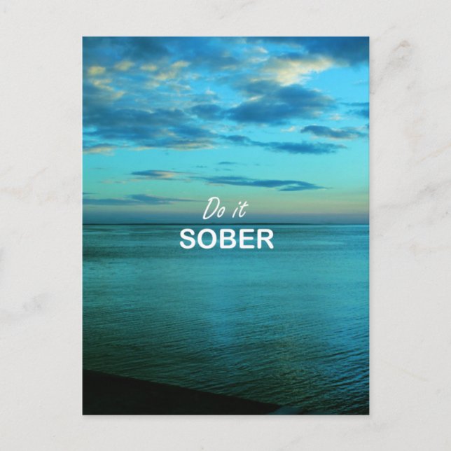 Do It Sober Postcard (Front)
