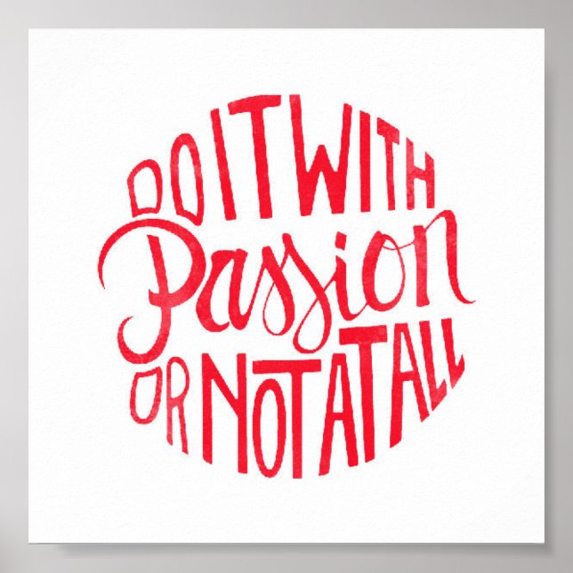 Do It Will Passion Poster (Front)