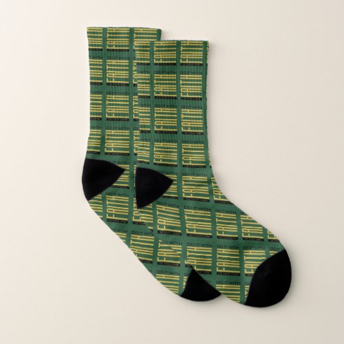 Do It With Faith Biblical Green All_Over Print Socks