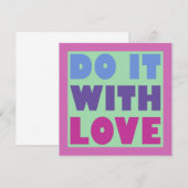 Do It With Love (Front/Back)