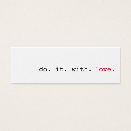 Do It With Love Random Acts Of Kindness Cards (Front)