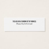 Do It With Love Random Acts Of Kindness Cards (Back)