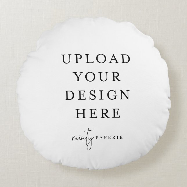 Do It Yourself 16" Round Pillow (Front)