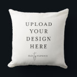 Do It Yourself 20" Throw Pillow<br><div class="desc">Customize your design in Templett. After you are done editing,  download your file in a JPG format (don't forget to turn on the bleed option). Upload your design here by clicking on the blue "Personalize" button.</div>