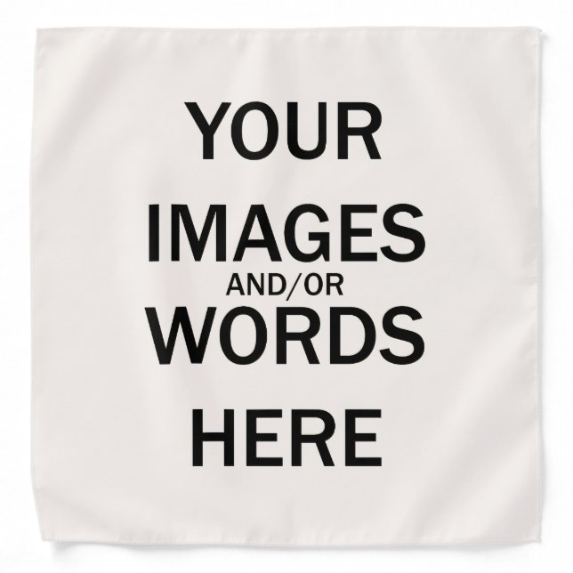 Do It Yourself - Bandana 19.5" x 19.5" UNISEX (Front)