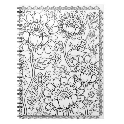 Do it Yourself Coloring Page Notebook