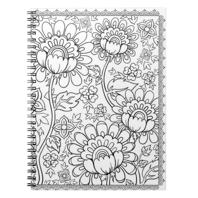 Do it Yourself Coloring Page Notebook (Front)