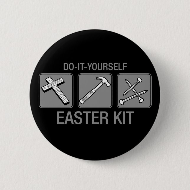 do it yourself easter kit button (Front)