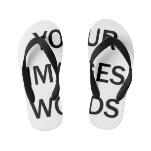 Do It Yourself -Flip Flops Kids Unisex All Ages Kid's Flip Flops