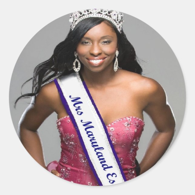 Do-It-Yourself Pageant Crown Shot Stickers (Front)