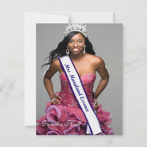 Do-It-Yourself Pageant Invitation