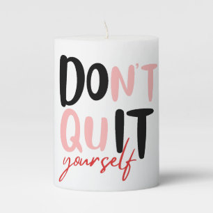Do it Yourself Pillar Candle