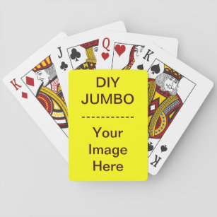 Do It Yourself ~ Playing Cards JUMBO