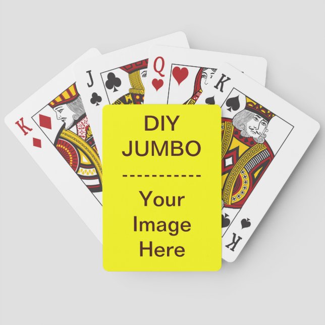 Do It Yourself ~ Playing Cards JUMBO (Back)