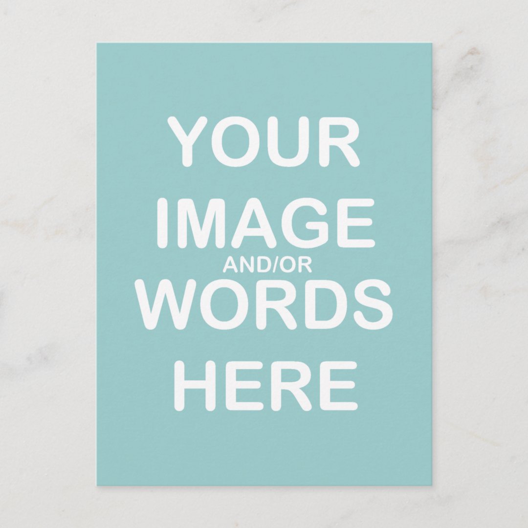 Do It Yourself Postcard Invitation Zazzle