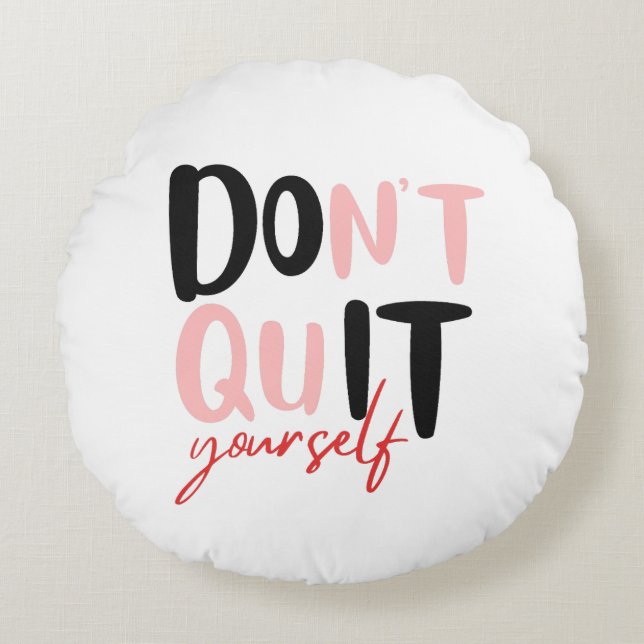 Do it Yourself Round Pillow (Front)