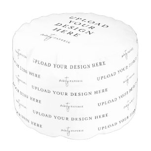 Do It Yourself Round Pouf Ottoman