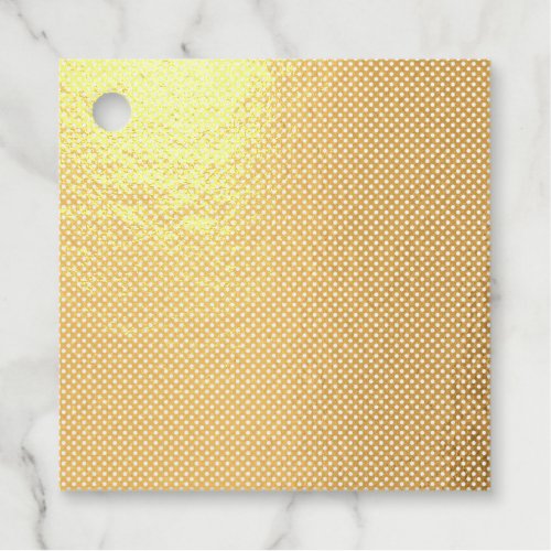 DO IT YOURSELF Various Shapes Gold or Silver Foil Favor Tags