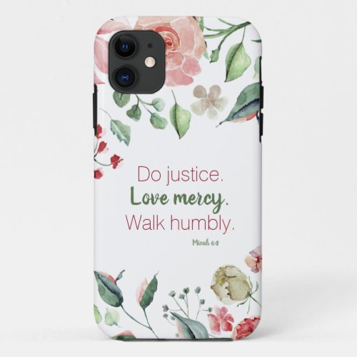 Do Justice Floral Micah 68 Case_Mate iPhone Case