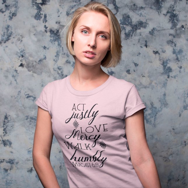 do justice love mercy walk humbly shirt Unisex (Creator Uploaded)