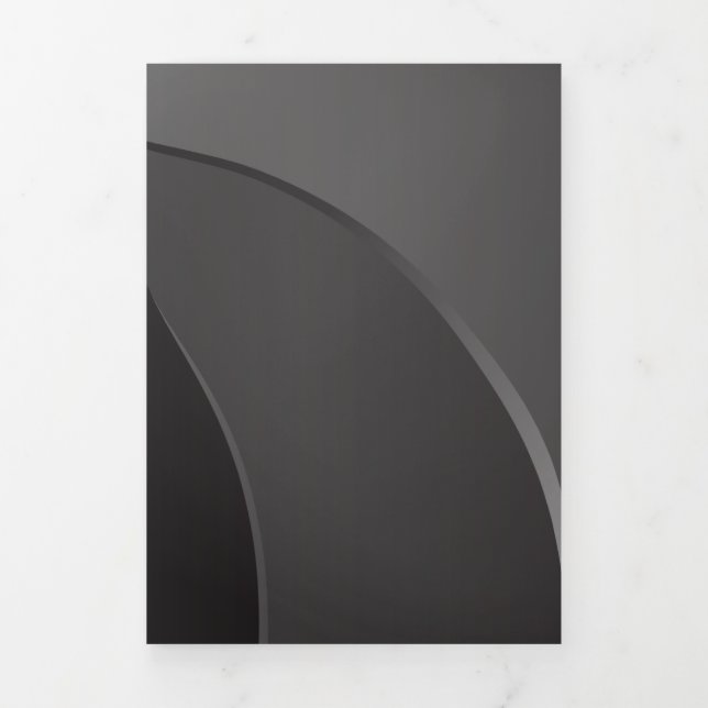 Do less with more focus Tri-Fold holiday card (Cover)