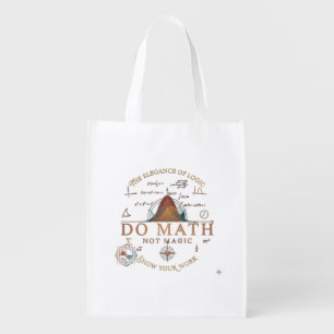 Do Math Not Magic Long Sleeve Shirt Grocery Bag