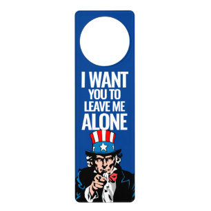 Do No Disturb Uncle Introvert Hanger