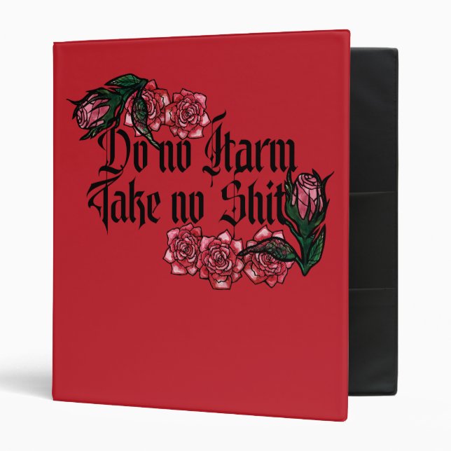 Do No Harm 3 Ring Binder (Front/Inside)