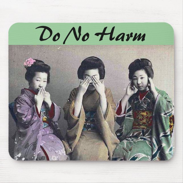 Do No Harm mousepad (Front)