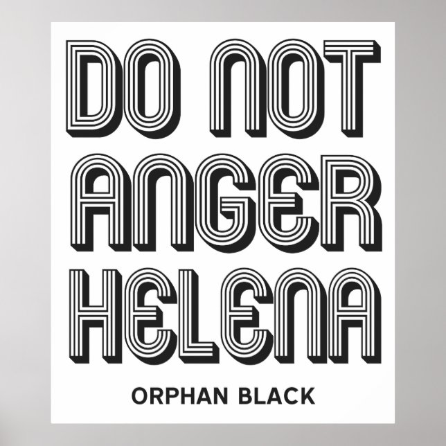 Do Not Anger Helena Poster (Front)