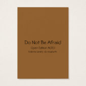 do not be afraid God will provide ACEO (Back)
