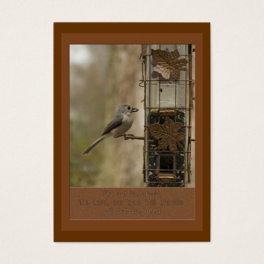 do not be afraid God will provide ACEO (Front)