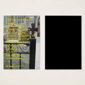 Do Not Be Anxious (bus. card) (Front & Back)