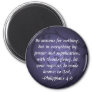 Do Not Be Anxious Christian Bible Verse Quote Magnet