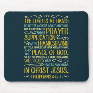 Do Not Be Anxious - Philippians 4:5-7 Mouse Pad