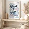 "Don't Be Anxious" Philippians 4:6 Bible Verse Vinyl Wall Decal Sticker