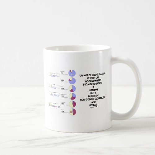 Do Not Be Discouraged Life Non_Coding Sequences Coffee Mug