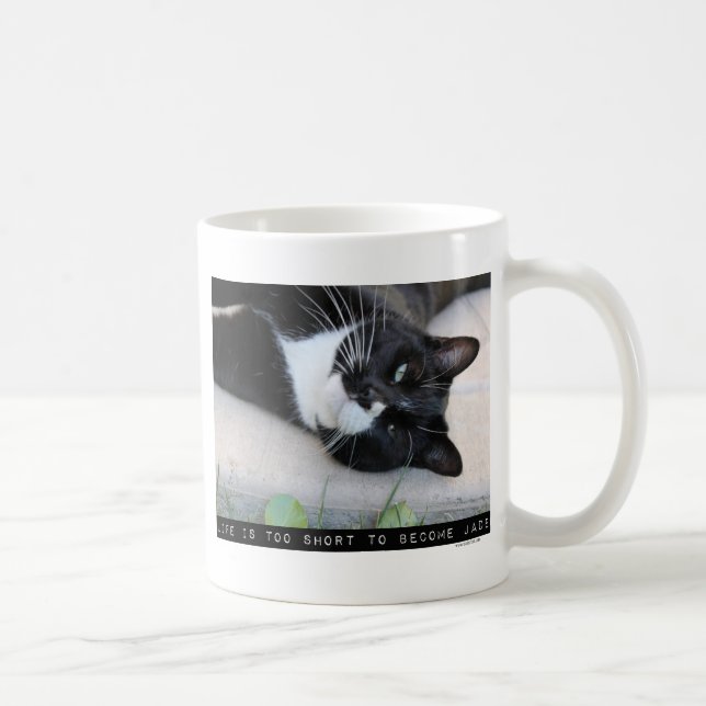 Do Not Be Jaded Funny Cat Coffee Mug (Right)