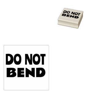Do Not Bend Shipping Stamp