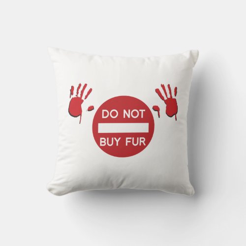 Do not buy Fur Throw Pillow