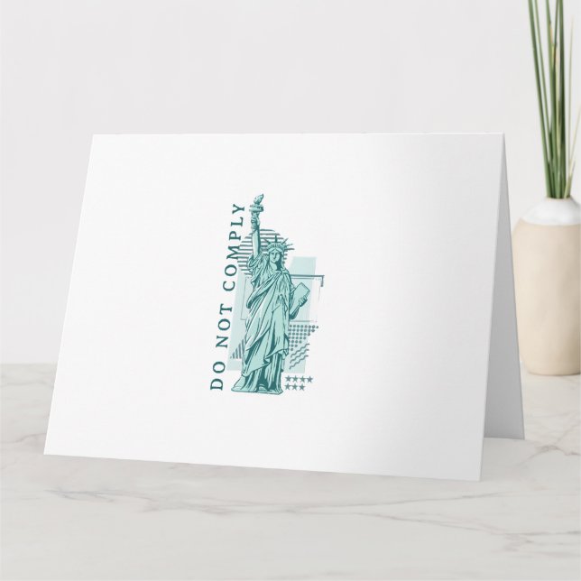 Do Not Comply Card (Front)