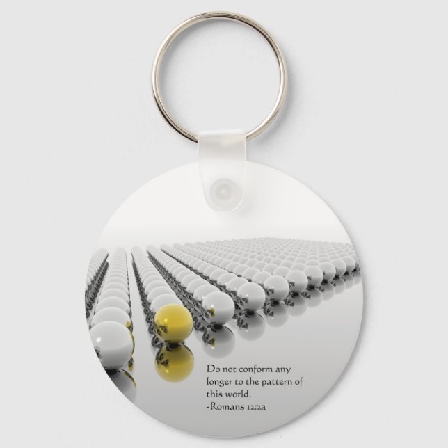 Do Not Conform Keychain (Front)