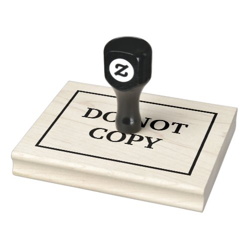 Do not copy rubber stamp