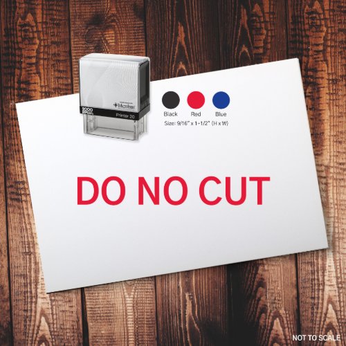 Do Not Cut Self Inking Rubber Stamp